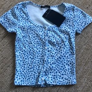 nwt blue cheetah zelly